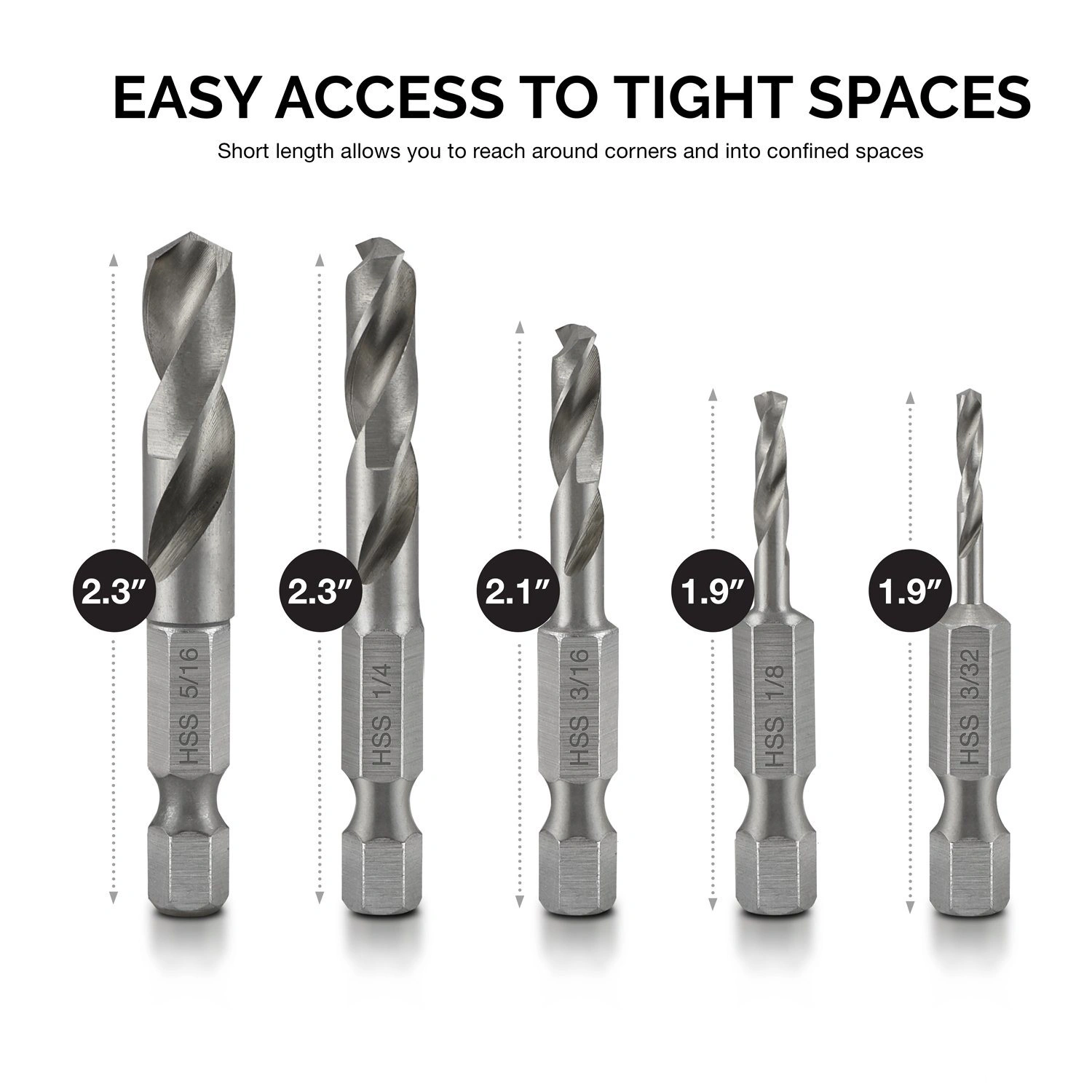 31 Pièces Perceuse à Main Twist Drill Bits Mini Perceuse à Main de  Precision Aluminum Mandrin