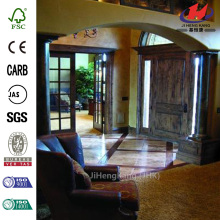 Square Top Rustic Prehung Door