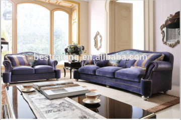European style fabric antique sofa/classis fabric sofa/italian antique style sofa