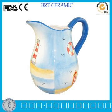 Fresh Nautical Themed Kitchen Milk Jug