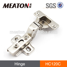 Clip-on cabinet slow closing hinge