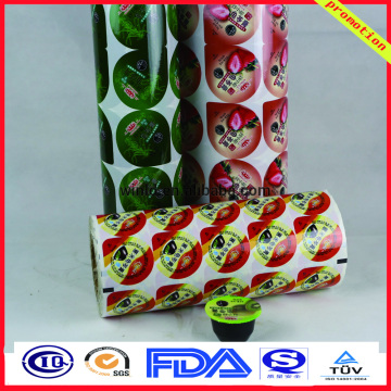 printing Bopp pudding peelable film