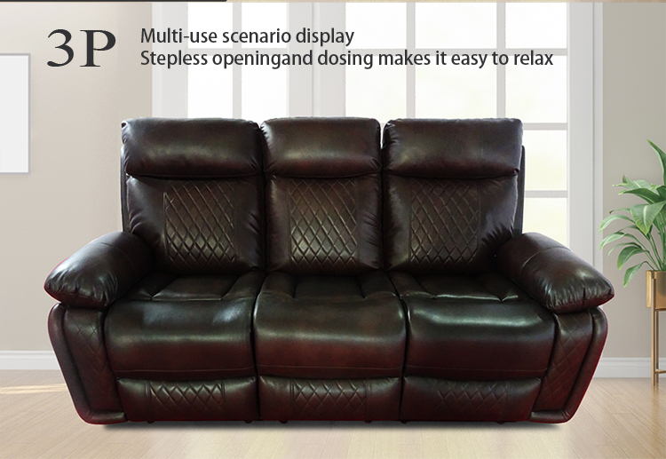 Panas jualan murah bahagian sofa kulit sofa ruang tamu sofa menetapkan perabot sudut 3 + 2 + 1 kerusi