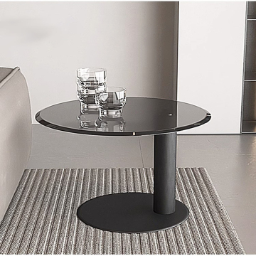 Modern Round Wood Coffee Table Set for Unique Outdoor Settings