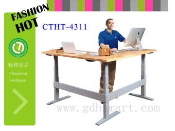 birch colored computer desks school tables height adjustable coffee table