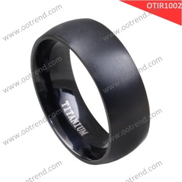 dropshipping Black color classic Design Titanium Rings