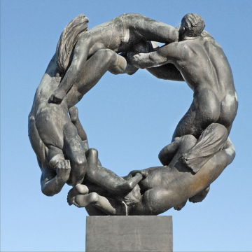 large outdoor copper sculptures metal craft abstract mainstream sculpture