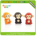 3D animal singe en forme de puzzle mini gommes