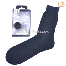 100% silk solid color sock for men