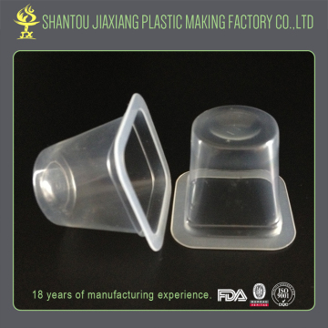 Personalized square disposable hard plastic cups for kid