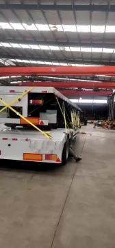 Flat Bed Transportation Platform Container Semi-Trailer