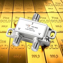 5-1000MHz 2 Way Cable TV Splitter