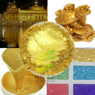 Gold Mica powder silver white luster pearl pigment