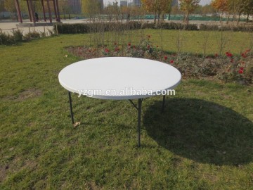 5FT round table, garden round table,white plastic table