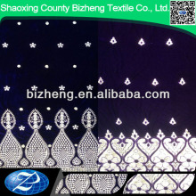 African sequin embroidery raw silk george fabric for garment