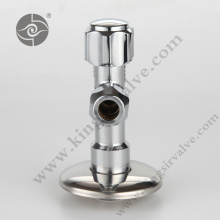 Chromed angle valve