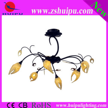 2013 black 6 ligh minimalist ceiling lamp