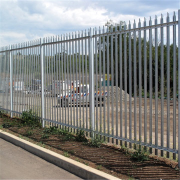 palisade fence corner detail