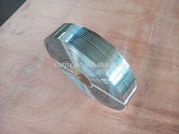 coppered flat wire/galvanized flat wire for binding