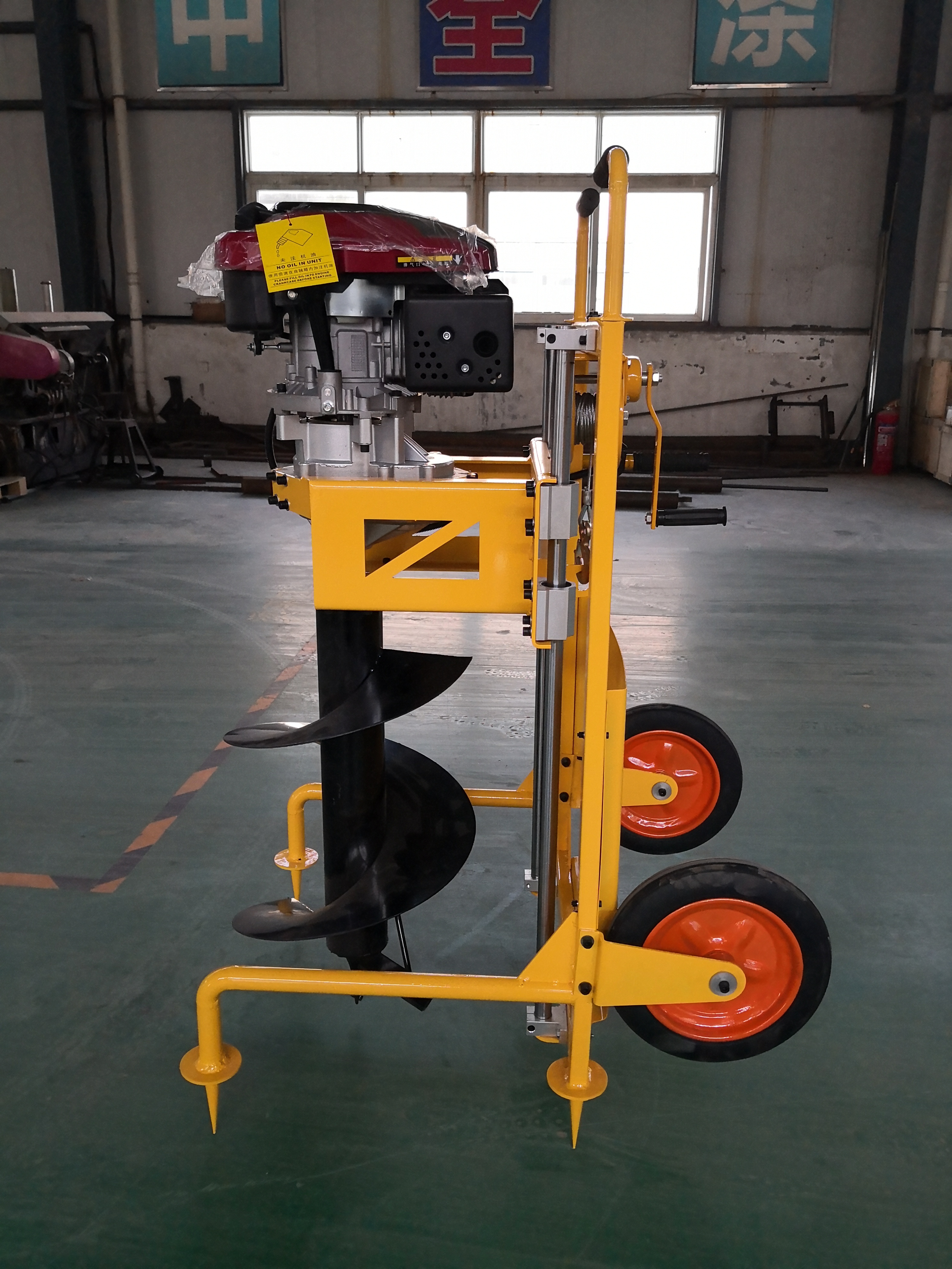 4 Stroke Manual Hand Earth Auger Drill Post Hole Digger, High Quality 4 ...