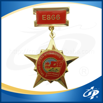 Vietnam commemorative gold award medal