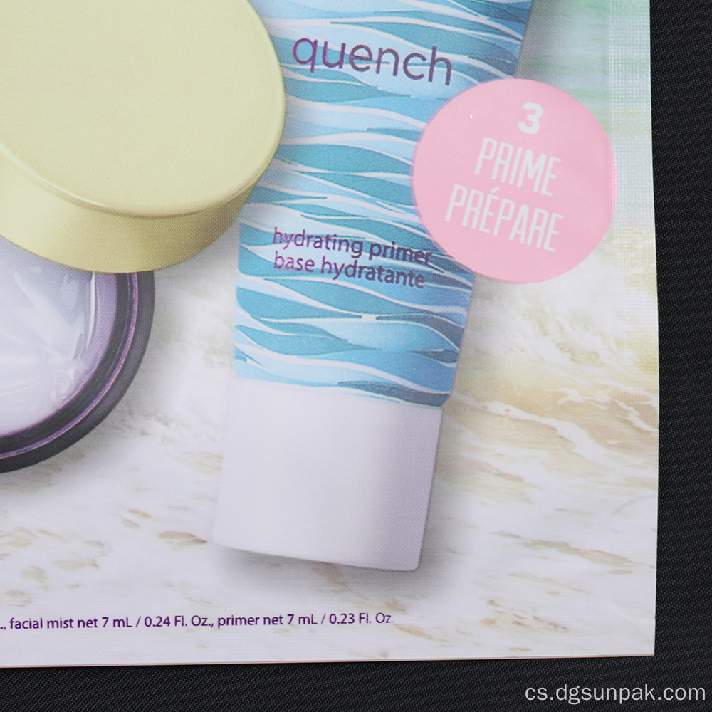 Balení štětců na make-up Matte Zip Lock Makeup Bag