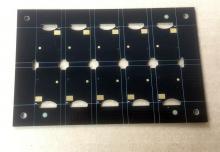 2 layer  PCB with 0.15mm drill holes