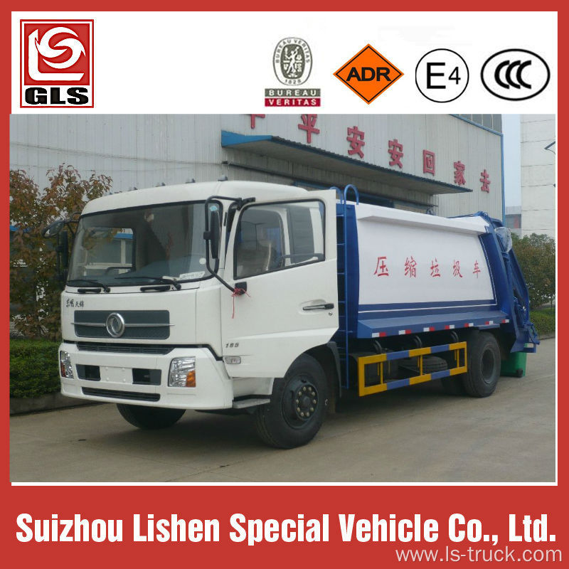 Dongfeng 5 ton 5000liter compactor garbage truck