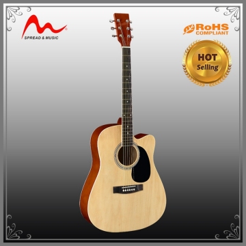 Professional blue acoustic guitar with rapid delivery