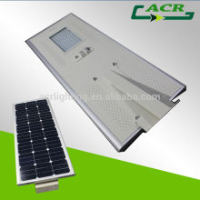 High Brightness No Wires complete solar power street light post