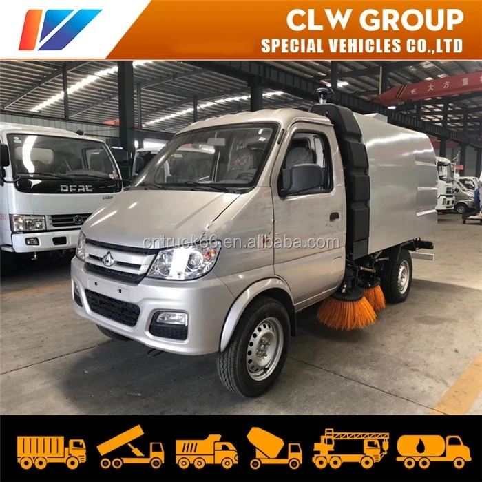 中国小型 4X2 长安道路清扫车真空除尘车 3m3 汽油清扫车