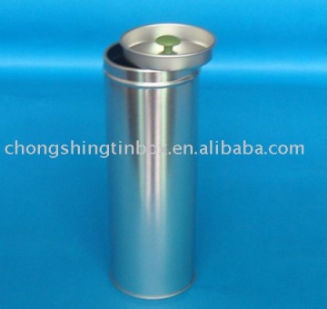 Round Airtight tea tin can