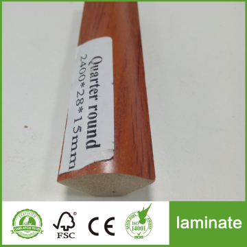 Laminate moldings quarter round