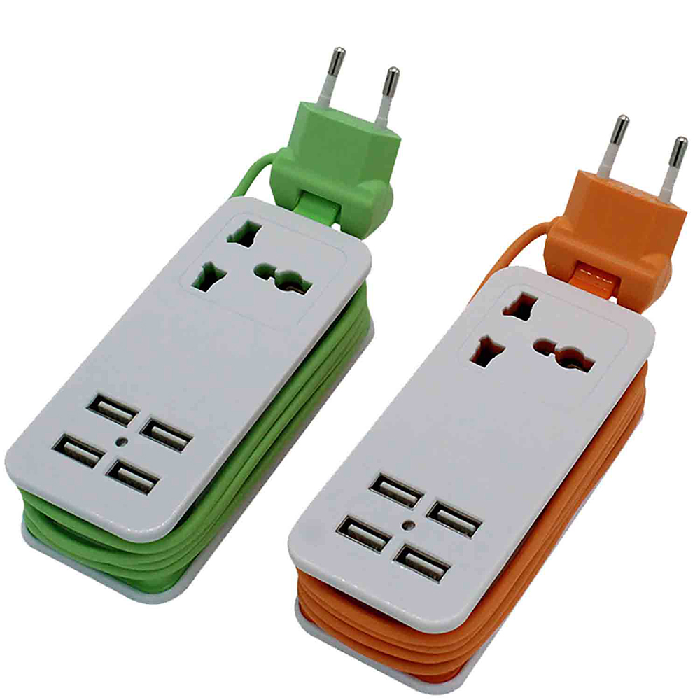 Travel Power Strip with USB Ports