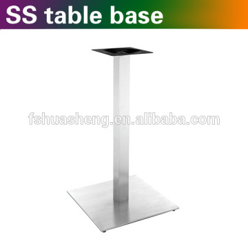 stainless steel table base for glass