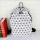 New casual rhomboid backpack casual fashion geometric student backpack with large capacity