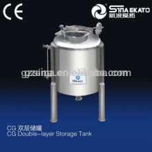 SINA-EKATO: 200L hygiene grade cosmetic stainless steel storage tank( Capacity can be customized)