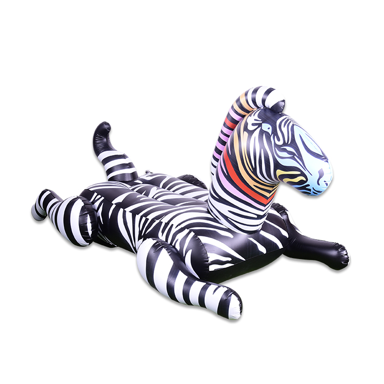 Zebra-shaped Inflatable pool float