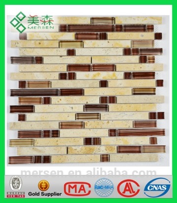 Colorful 3d glass mosaics tiles marble