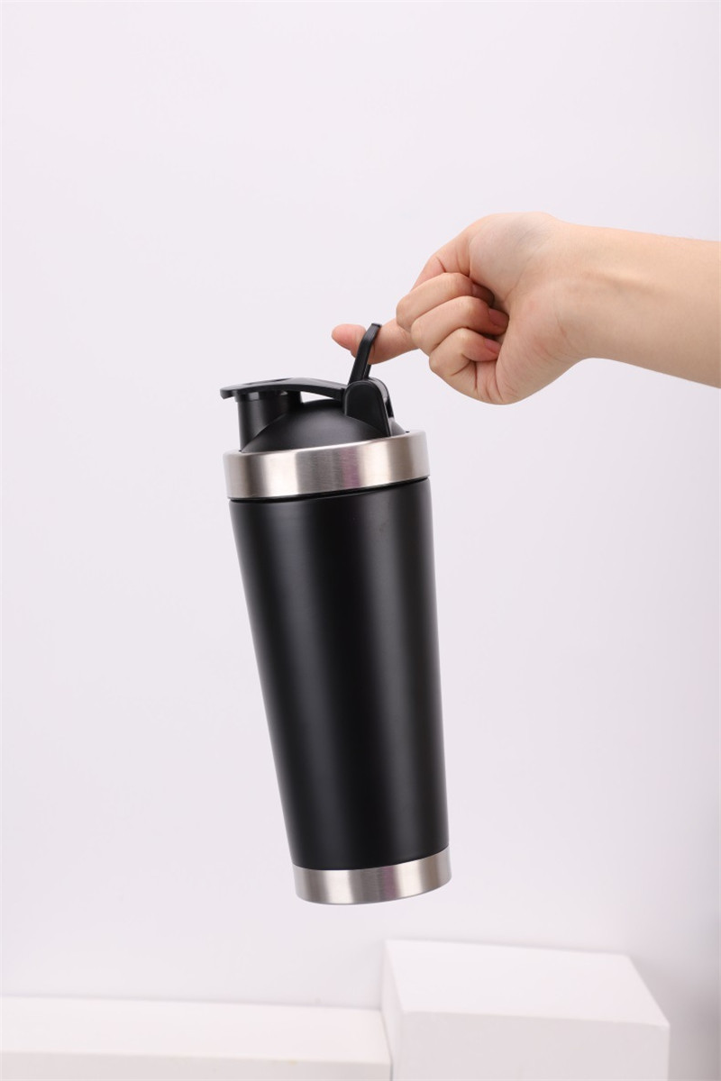 Outdoor Protein Shaker Bottle, Stainless Steel Insulated Keep Cold and Warm Shaker Tumbler