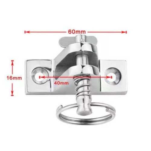 Bisagra de plataforma de acero inoxidable 316 extraíble de 90 grados