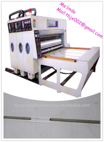 double color printing and slotting machine