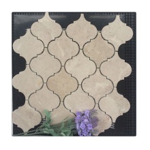 Lantern Style Mosaic Beige Marble with DDU Delivery