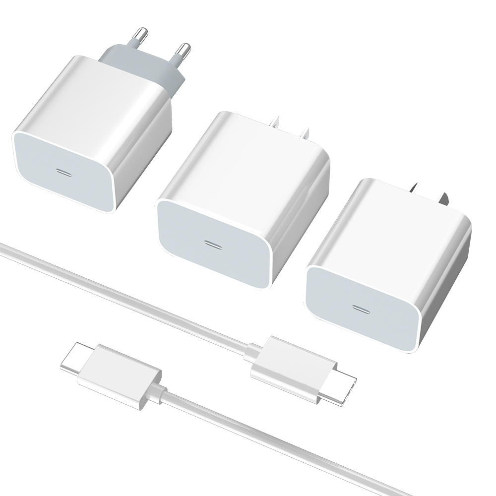 شاحن 20W PD مع كابل بيانات USB-C