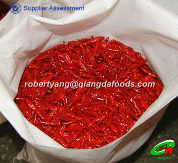 Woven bag packed red hot chilli birds eye red chilli                        
                                                Quality Choice