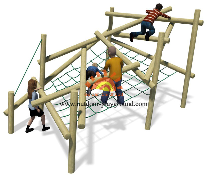 outdoor climbing children's playground