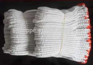 cotton knitted gloves ,cotton work gloves