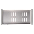 Stainless Steel Rectangular Colander Over the Kitchen Sink