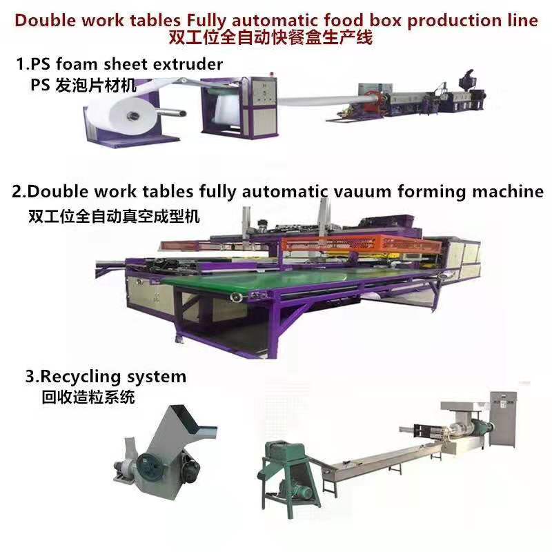 PS köpük kase / yiyecek kutusu / süpermarket yemeği / tabak / yumurta tepsisi yapım makinesi