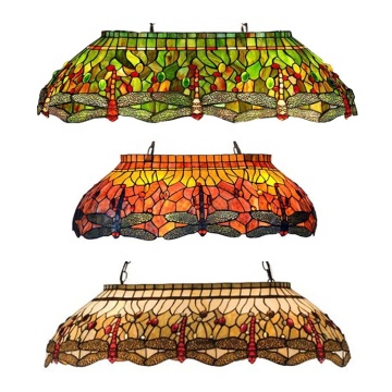 Dragonfly Tiffany Pool Table Pendant Lamp for Home and Bar Dinning Rooms